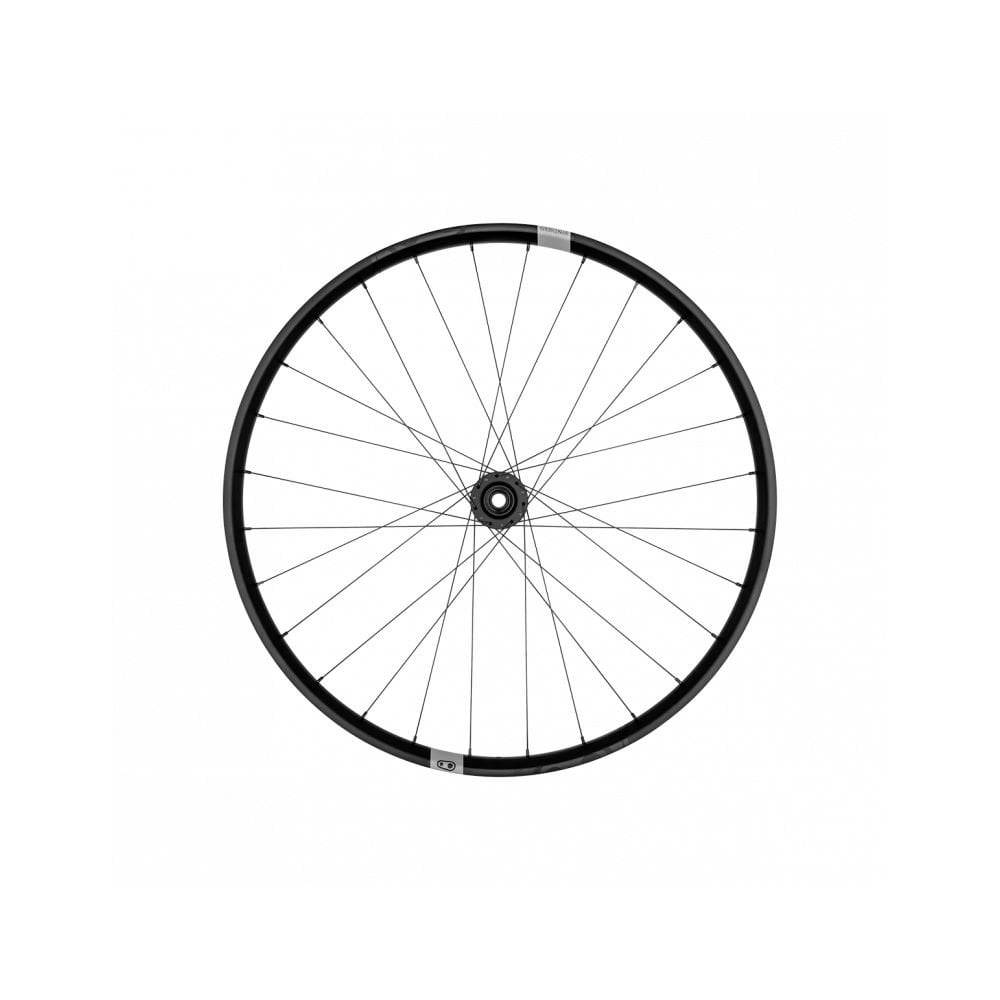 Crankbrothers Synthesis e-bike front hub in black with boost spacing and 28 spoke holes, durable bicycle wheel component.
