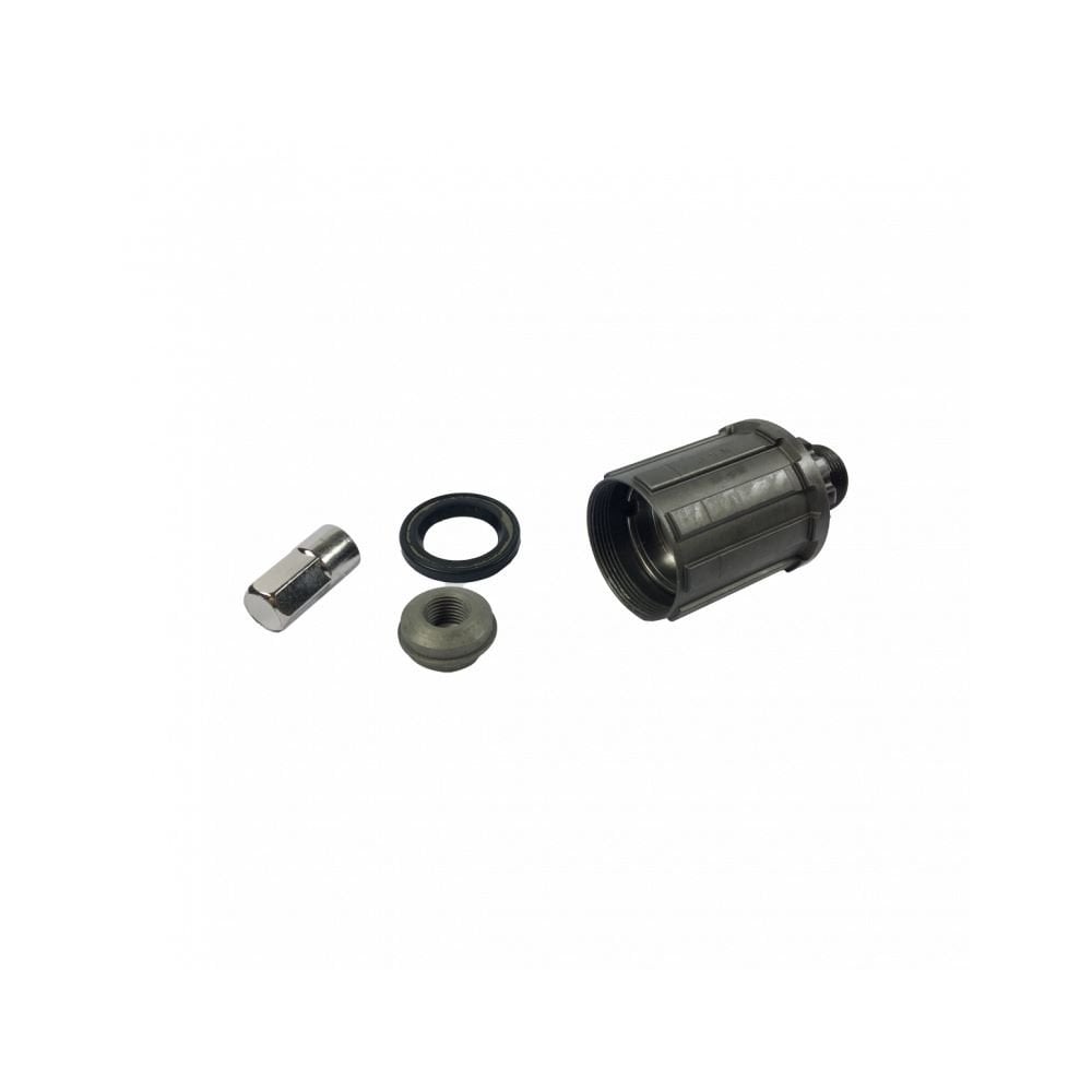 Crankbrothers Twin Spoke Freehub for Synthesis Standard Hub Wheels in black, showing detailed view of the bike component.