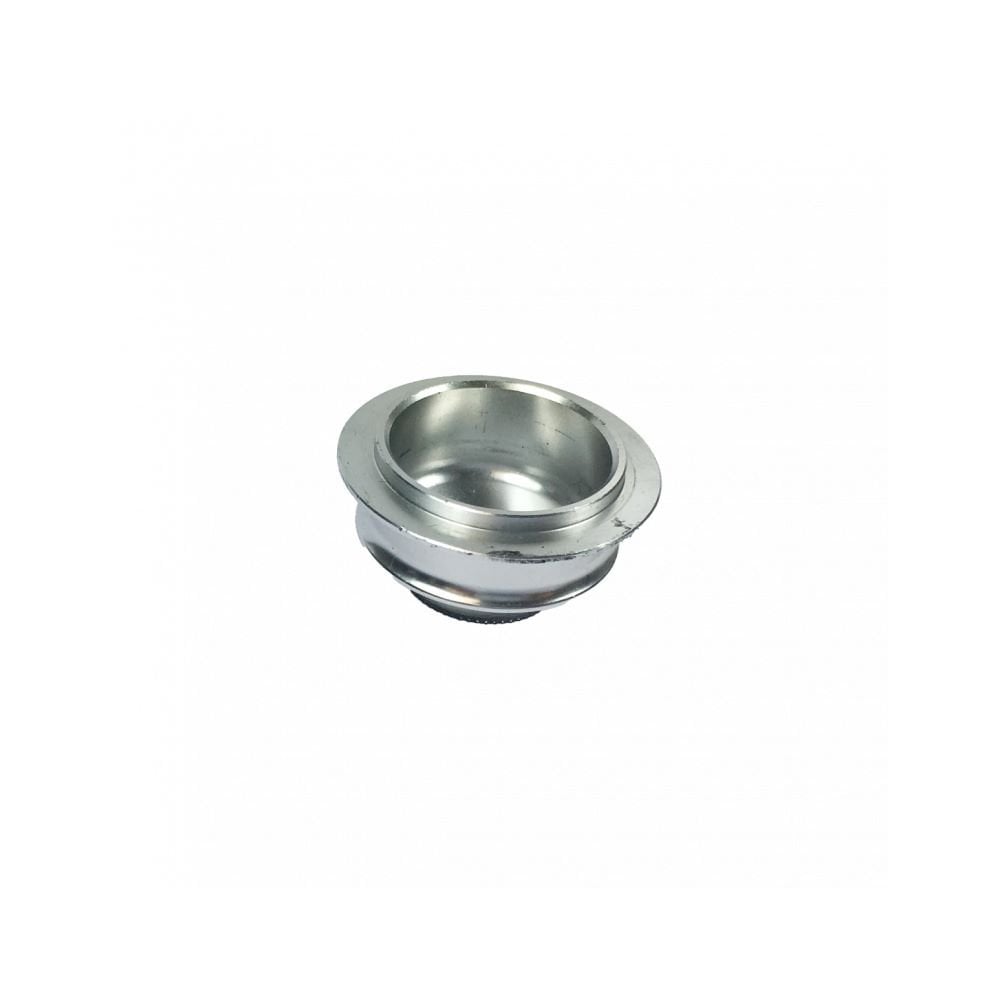 Crankbrothers rear wheel end cap for N/D side, 150mm silver hub replacement component on a bicycle wheel.