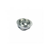 Crankbrothers rear wheel end cap for N/D side, 150mm silver hub replacement component on a bicycle wheel.