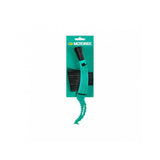 Motorex bicycle cleaning brushes set with hard, soft, and cassette brushes for detailed bike maintenance in a workshop setting.