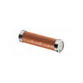 Brooks Slender Leather Bike Handlebar Grips with Aluminium Core and replaceable tape, designed for comfortable cycling.