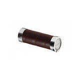 Brooks Slender Leather Bike Handlebar Grips with aluminium core and replaceable tape, designed for comfortable cycling.