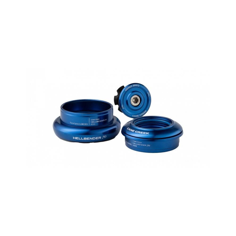Cane Creek Hellbender 70 IS41/28.6 and IS52/40 headset with premium bearings for bike component installation