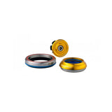 Cane Creek Hellbender 70 IS42/28.6 and IS52/40 headset with premium bearings and seals, mounted on a bicycle frame.