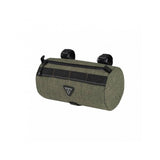 Topeak Tubular Barbag 1.5L handlebar bag with shock-absorbing foam and Molle straps for bike storage and accessories.