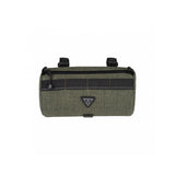 Topeak Tubular Barbag handlebar bag with shock-absorbing foam and Molle straps, designed for cycling accessories.