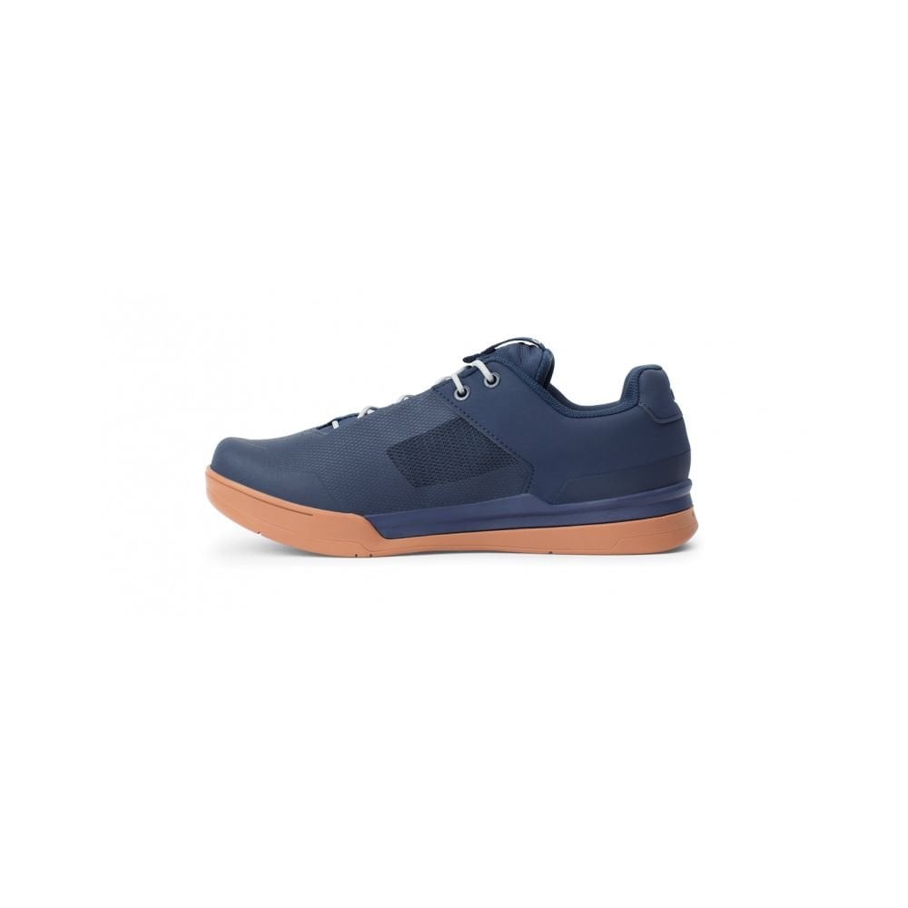 Crank Brothers Mallet Lace MTB shoes showing breathable trail footwear with lace-up design and mountain bike pedal compatibility.