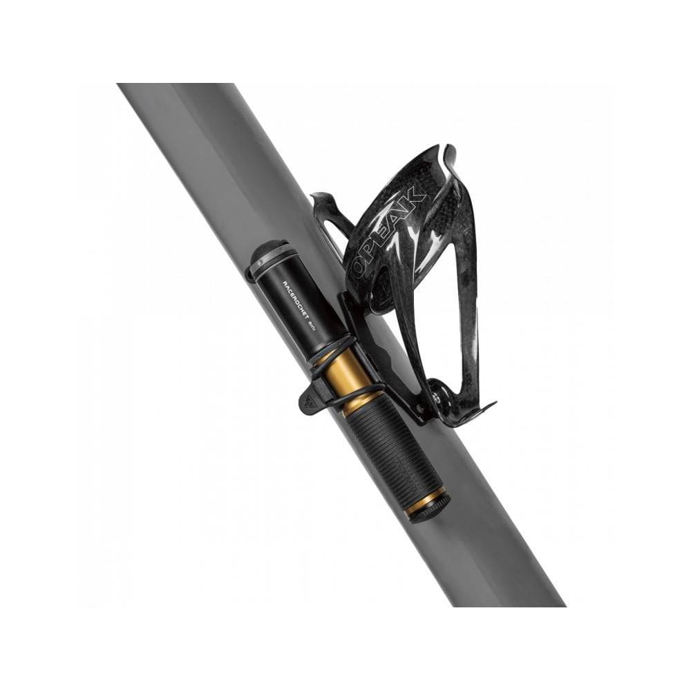 Topeak RaceRocket Mini Hand Pump with SmartHead for Presta and Schrader valves, compact bike pump accessory