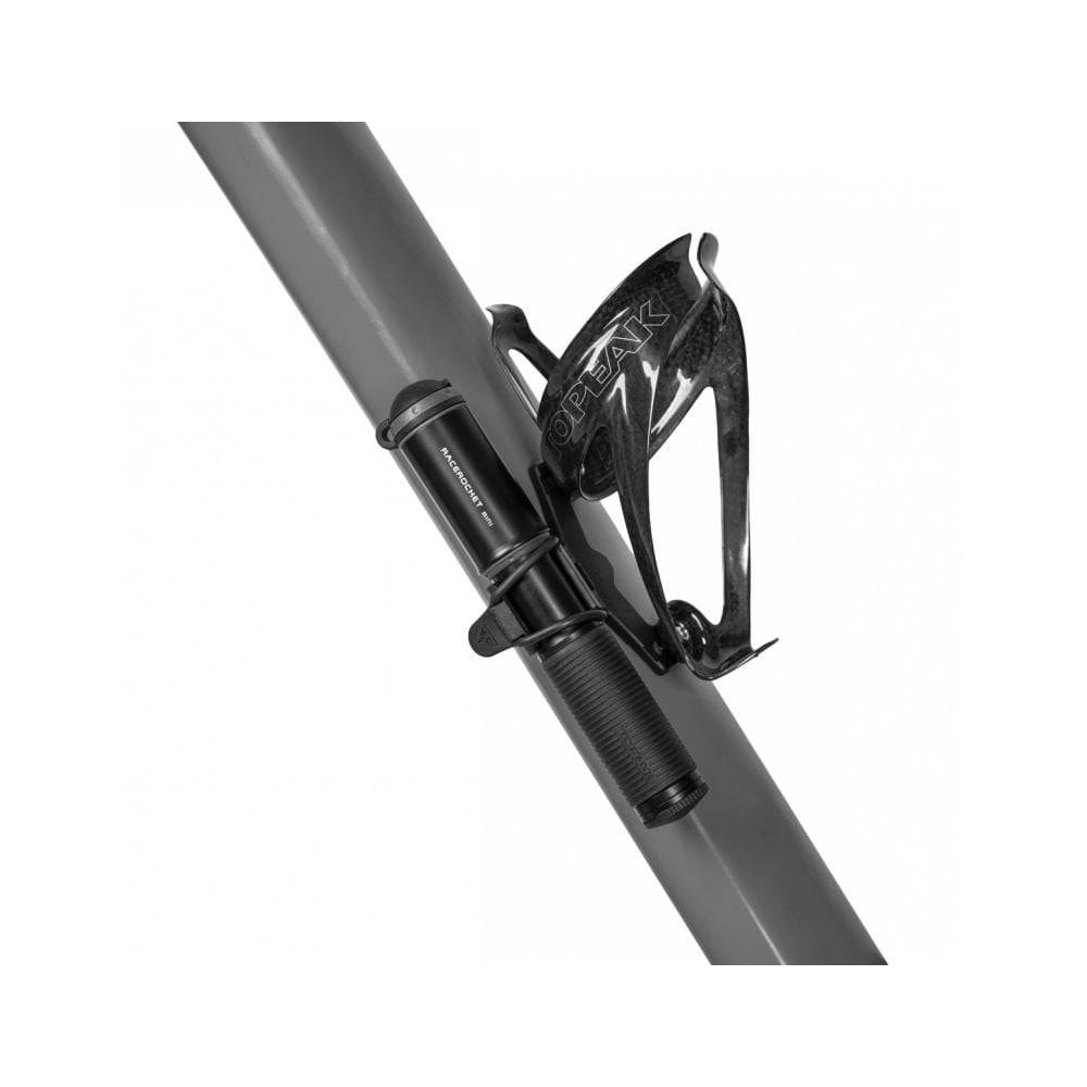Topeak RaceRocket Mini hand pump with SmartHead for Presta and Schrader valves, compact cycling accessories.