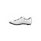 Fizik R4 Tempo Overcurve road cycling shoes with BOA closure and carbon outsole, shown from the side.