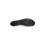 Fizik R4 Tempo Overcurve road cycling shoes with BOA closure and carbon outsole, showing sleek black design and secure fit.