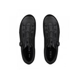 Fizik Vento Omna Wide Fit road cycling shoes with breathable upper and stiff sole, unisex design, shown on a cycling shoe display.