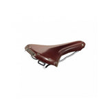Brooks B15 Swallow Chrome Saddle with durable chromed steel rails, designed for comfort and quality cycling components.