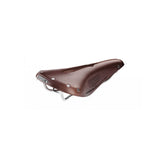 Brooks B17 Carved saddle with cut-out design for pressure relief, showcasing its classic leather construction and ergonomic shape.