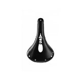 Brooks B17 Carved Saddle with cut-out design for pressure relief and comfort, showing the leather saddle with carved details.
