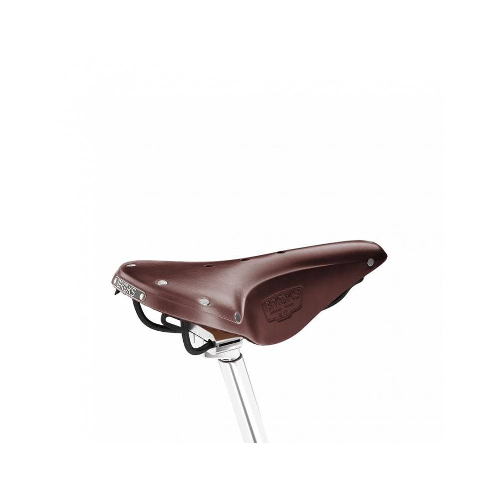 Brooks B17 Narrow saddle for sporty riders, lightweight and durable bike seat designed for comfortable cycling.