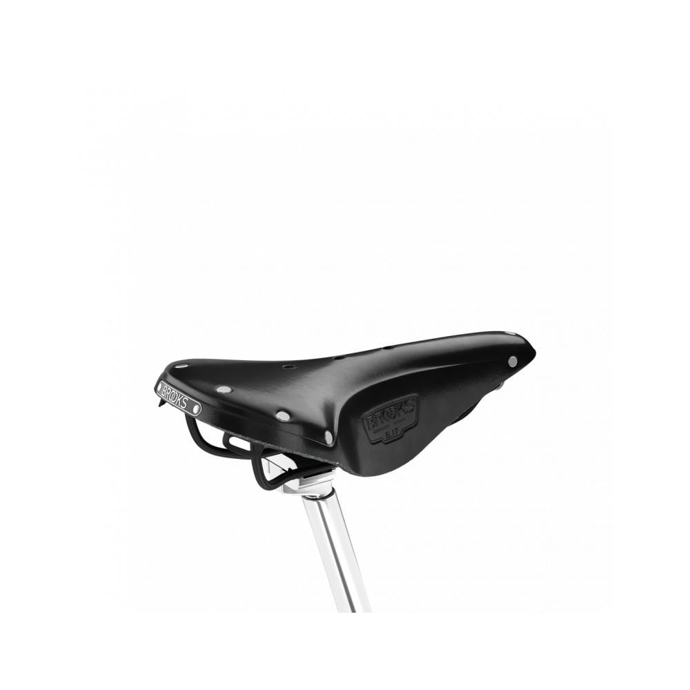 Brooks B17 Narrow saddle for sporty cyclists, lightweight and durable bike seat with leather cover and sturdy rails.