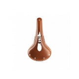 Brooks B17 Narrow Carved Bike Saddle with pressure-relieving cut-out, designed for comfortable cycling.