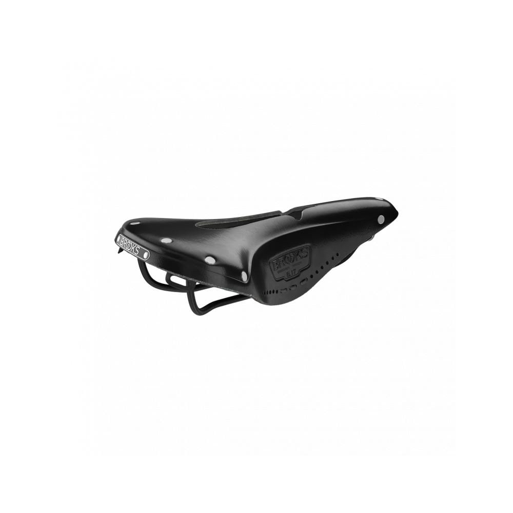 Brooks B17 Narrow Carved bike saddle with pressure-relieving cut-out, designed for comfortable cycling.