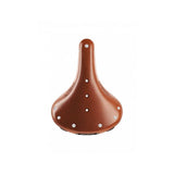 Brooks B17 Short Ladies ergonomic bike saddle with steel rails, lightweight women's bike seat for comfort and durability.