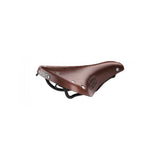 Brooks B17 Short Ladies ergonomic bike saddle with steel rails, designed for women's comfort and support during cycling.