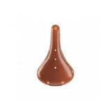 Brooks B17 Special leather saddle with steel rails for comfortable cycling, shown from the side with detailed leather surface.
