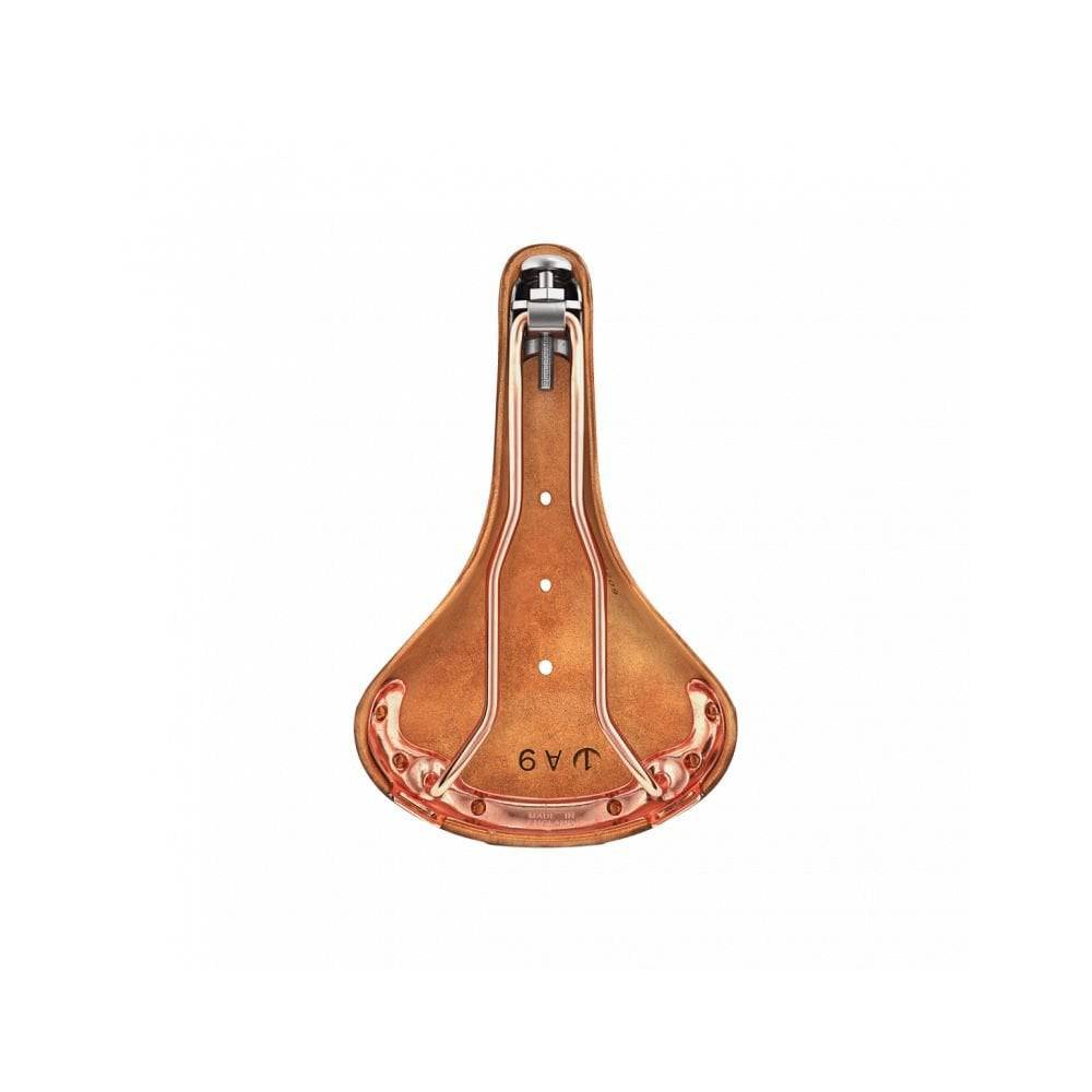 Brooks B17 Special leather bicycle saddle with steel rails, designed for comfortable cycling and durable performance.