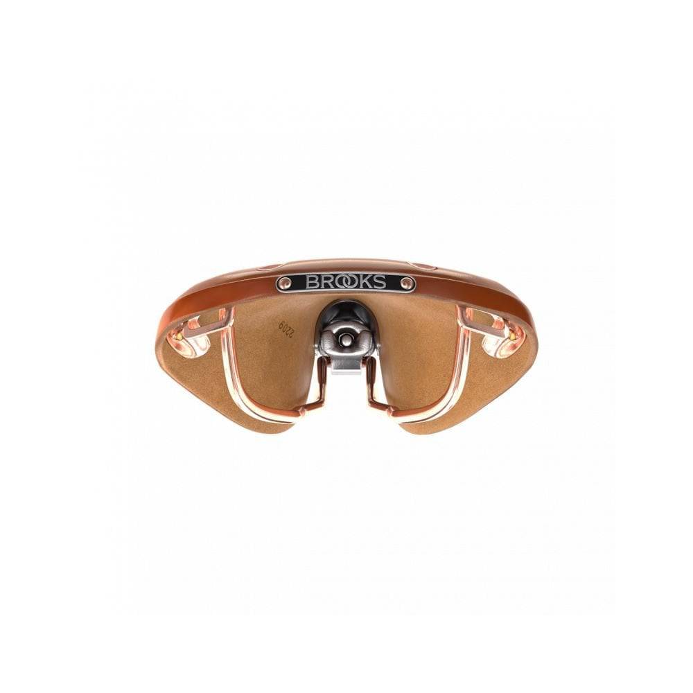 Brooks B17 Special leather saddle with steel rails for comfortable cycling, showcasing its classic design and high-quality build.