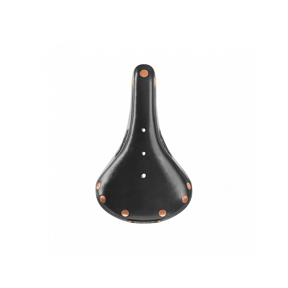 Brooks B17 Special leather saddle with steel rails for comfortable cycling, shown from a side view on a bike seat.
