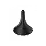 Brooks B67 Coil Spring saddle with chrome rails, designed for comfortable cycling on micro-adjust seat posts.