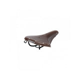 Brooks B68 leather city bike saddle with rear bag loops, designed for comfort and durability on urban bicycles.
