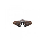 Brooks B68 leather city bike saddle with rear bag loops, designed for comfort and durability in cycling components.