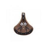 Brooks B72 unisex bicycle saddle with loop suspension, designed for comfortable upright riding, shown from side view.