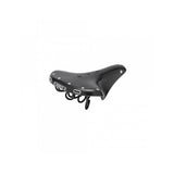 Brooks B72 unisex bicycle saddle with loop suspension, designed for comfortable upright riding, shown in close-up view.