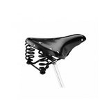Brooks Flyer Short Saddle for women, designed for long-distance and mountain biking, with comfortable padded seat and durable construction.