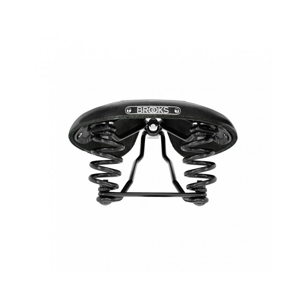 Brooks Flyer Short Saddle for women, designed for long-distance and mountain biking, with padded comfort and durable components.