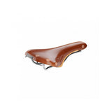 Brooks Swift Chrome Road Bike Saddle with chamfered design, showcasing sleek, stylish component for cycling comfort and performance.