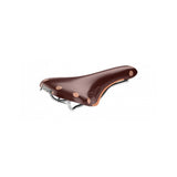 Brooks Swift Chrome road bike saddle with chamfered design, lightweight components for comfortable cycling performance