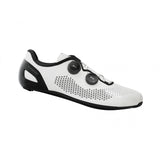 Trek RSL road cycling shoes in black with sleek design and secure strap closures, lightweight and comfortable for performance riding.