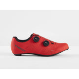 Trek Velocis unisex road cycling shoes in black, red, and white, EU 36-48, featuring breathable upper and secure closure.