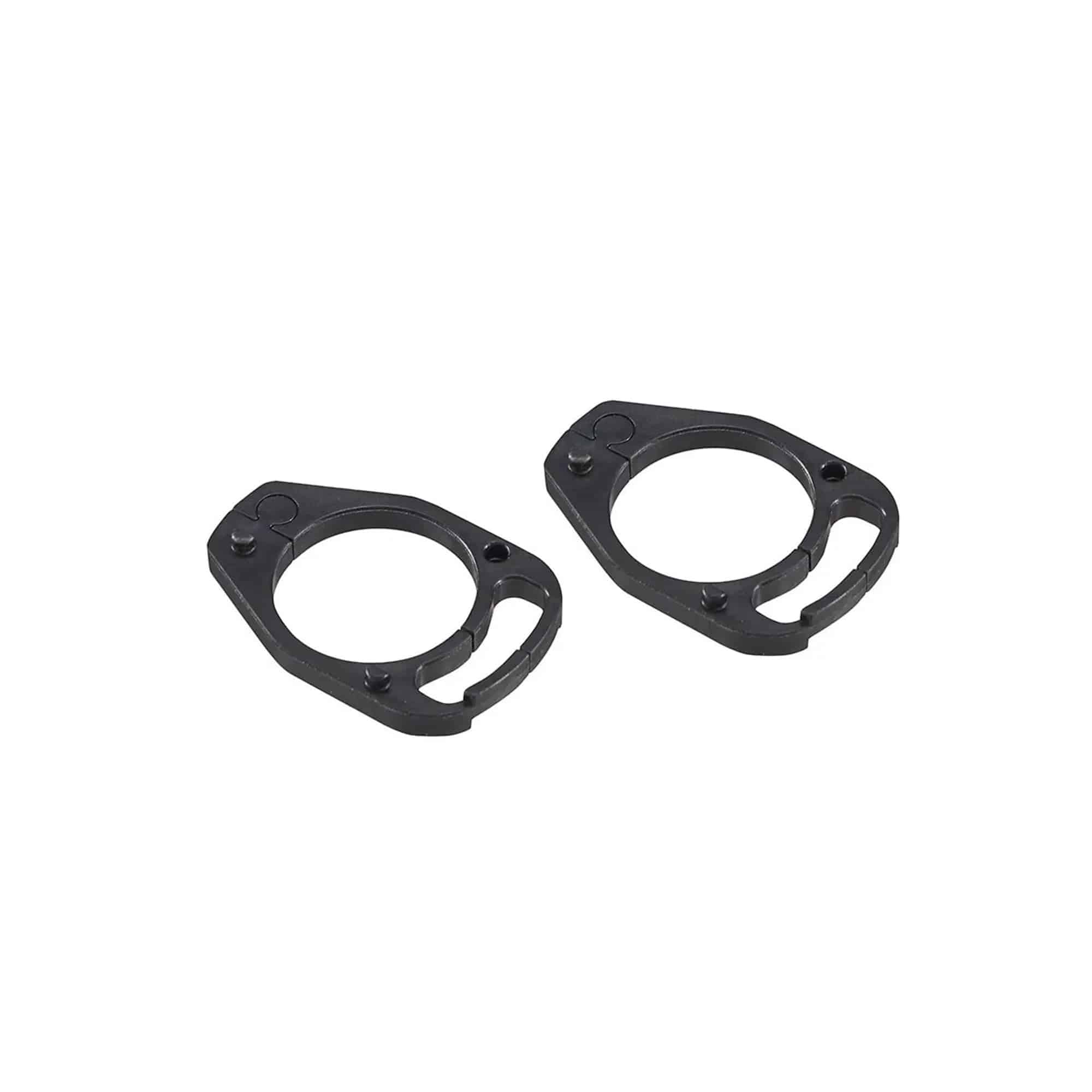 Ritchey Switch 5mm carbon fiber headset spacers for 1-1/8" bike forks, showcasing a sleek finish and lightweight design.