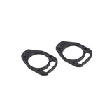 Ritchey Switch 5mm carbon fiber headset spacers for 1-1/8" bike forks, showcasing a sleek finish and lightweight design.
