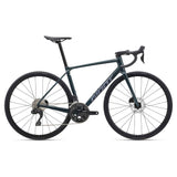 Giant TCR Advanced 1 road bike with Shimano 105 Di2 electronic groupset, disc brakes, lightweight frame, and aerodynamic design.
