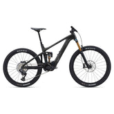 Giant Trance X Advanced E+ Elite 1 e-mountain bike with SRAM Eagle GX AXS drivetrain, showing the bike's frame and mountain bike features.