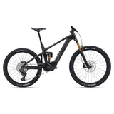 Giant Trance X Advanced E+ Elite 1 e-mountain bike with SRAM Eagle GX AXS drivetrain, showing the bike's frame and mountain bike features.