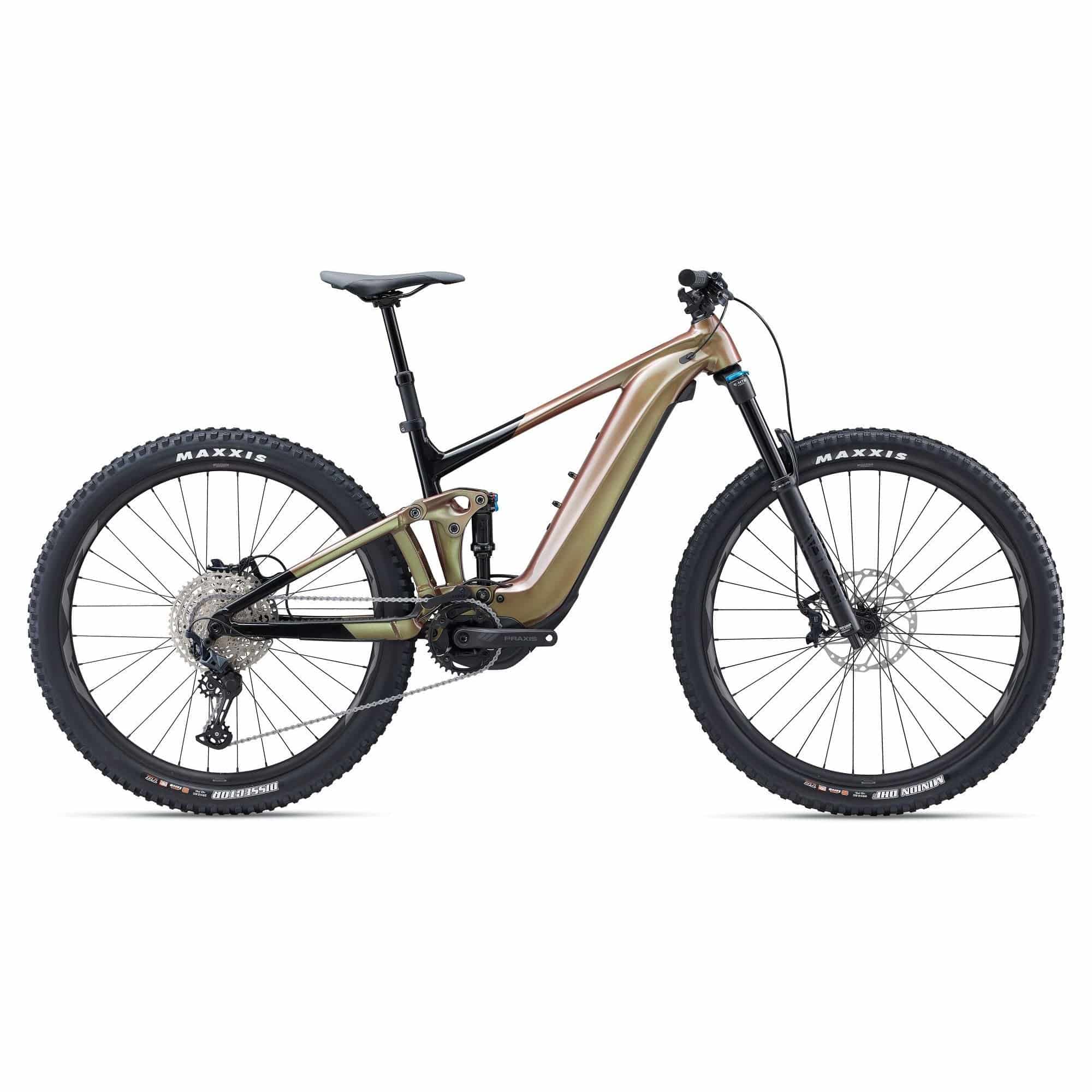 Giant Trance X E+ 2 2023 electric mountain bike with Shimano SLX M7100 drivetrain and full suspension for off-road riding