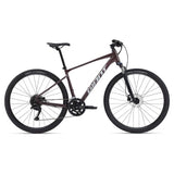 Giant Roam Disc 2 hybrid bike in XL size with urban and light off-road tires, black frame, front and rear disc brakes, and ergonomic design.