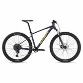 Giant Talon 1 mountain bike 2024 model with medium frame and Shimano disc brakes, ready for trail riding.