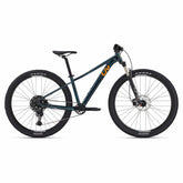 Liv Tempt 1 Women's 2024 mountain bike with Shimano CUES U6000 gearing and disc brakes, shown with black frame and mountain tires.